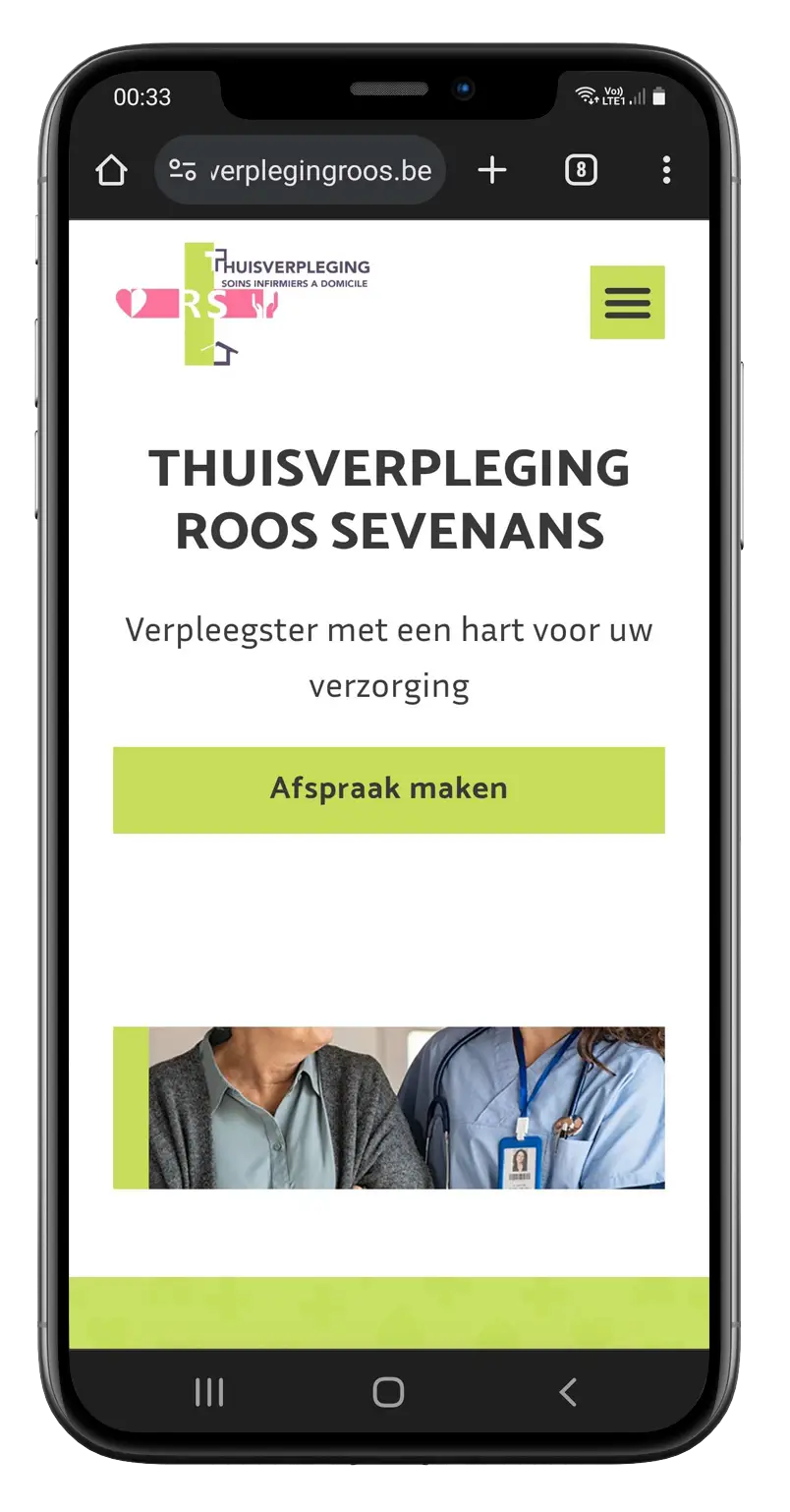 Website thuisverpleging